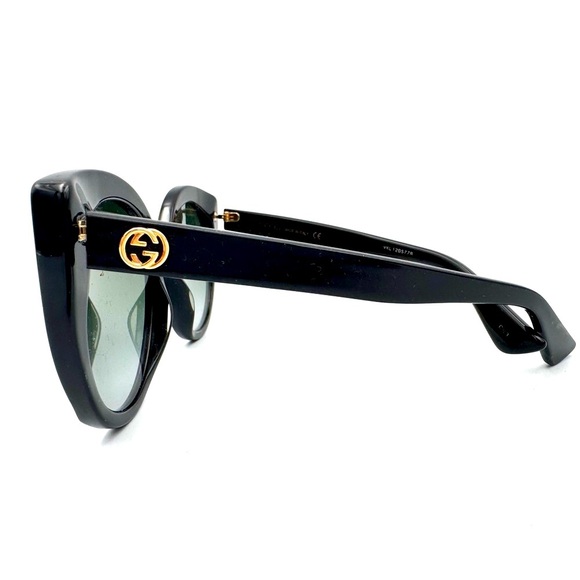 Gucci Black Cat Eye Sunglasses GG0325S - Picture 7 of 8